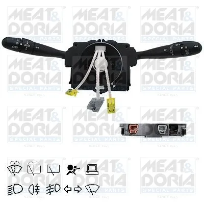 Comutador instalado na coluna da direção, montado 23023 Meat&Doria