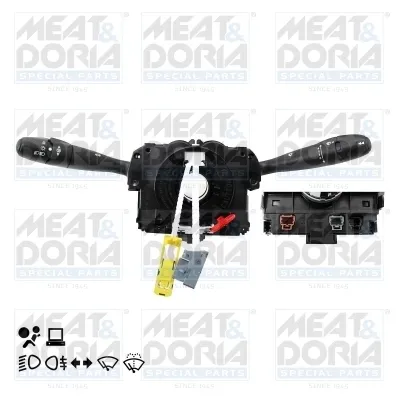 Comutador esquerdo instalado na coluna da direção 98062099XT Peugeot/Citroen