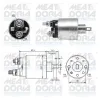 Relê retrator do motor de arranco Fiat Bravo 2 198