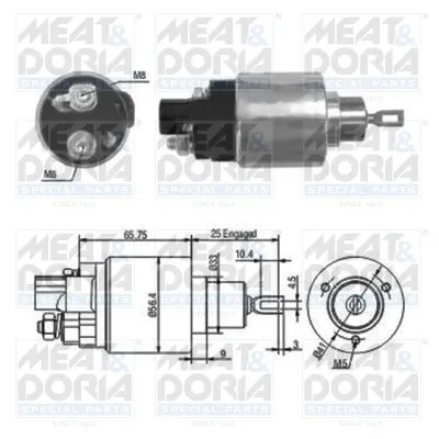 Relê retrator do motor de arranco Toyota Corolla E12