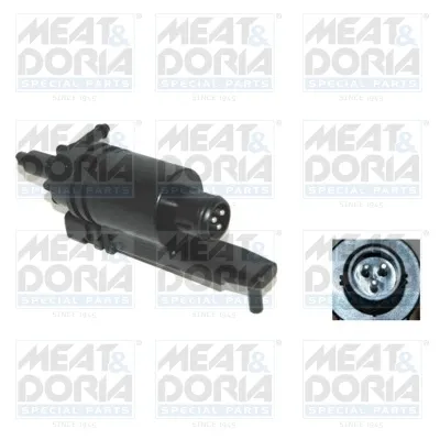 Bomba de motor de fluido para lavador de vidro dianteiro 20170 Meat&Doria