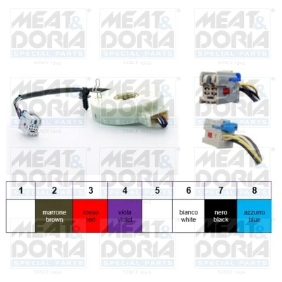 Sensor do ângulo de viragem do volante de direção para Opel Meriva 