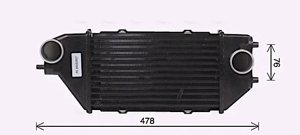 Radiador de intercooler HD4319 AVA