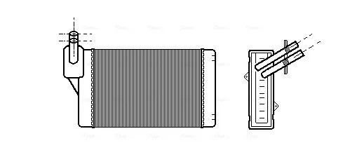 Radiador de forno (de aquecedor) VNA6060 AVA