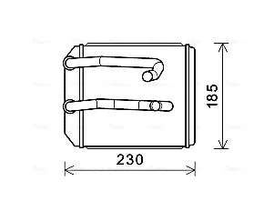 Radiador de forno (de aquecedor) MT6260 AVA
