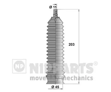 Bota de proteção do mecanismo de direção (de cremalheira) Chevrolet Aveo II sedan (T250, T255) (2005 - 2011) preço, a partir de