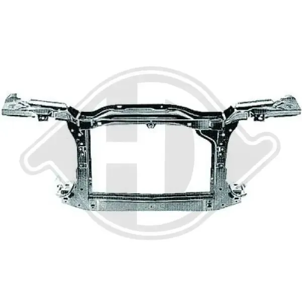 Suporte do radiador montado (painel de montagem de fixação das luzes) BMW 3 E30