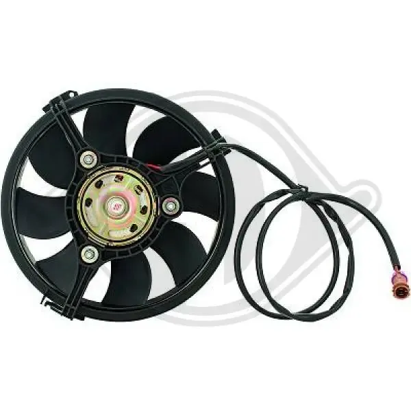 Ventilador elétrico de esfriamento montado (motor + roda de aletas) Audi A4 8D2