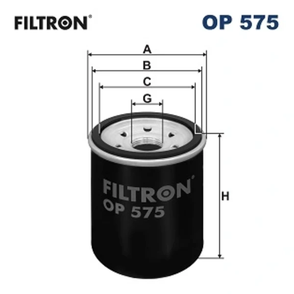 OP575 Filtron filtro de óleo