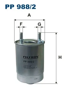 Filtro de combustível PP9882 Filtron