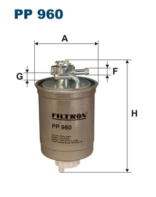 Filtro de combustível PP960 Filtron