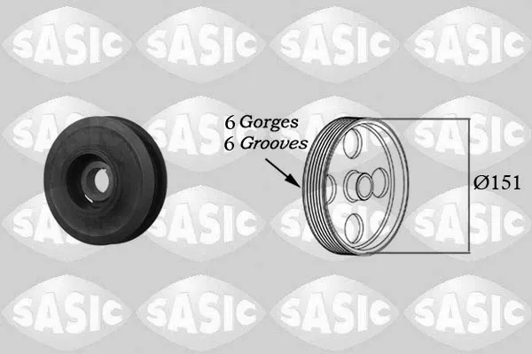 Polia de cambota 2156008 Sasic