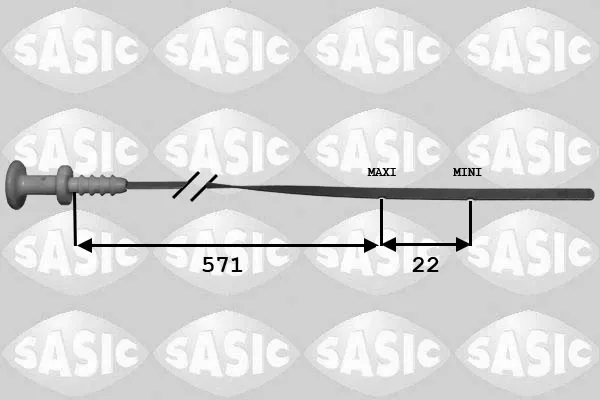 Sonda (indicador) do nível de óleo no motor 1940011 Sasic
