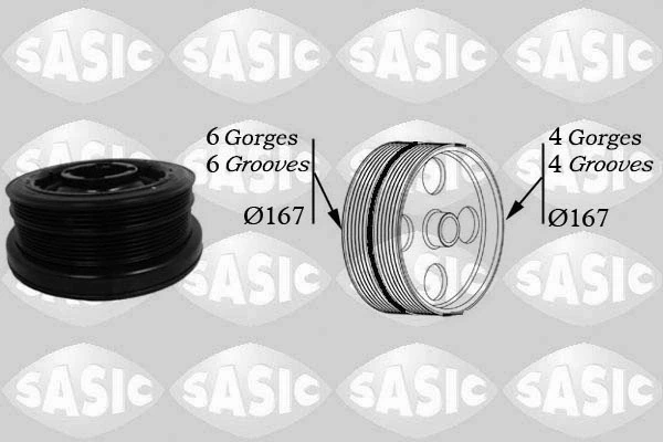 2156034 Sasic polia de cambota