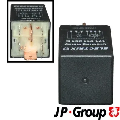 Relê das velas de incandescência 1199206600 JP Group