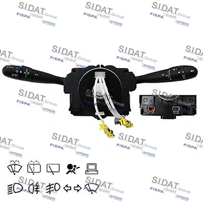 Comutador instalado na coluna da direção, montado 430501 Sidat