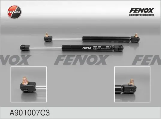 Amortecedor de tampa de porta-malas (de 3ª/5ª porta traseira) LD100237EX Euroex
