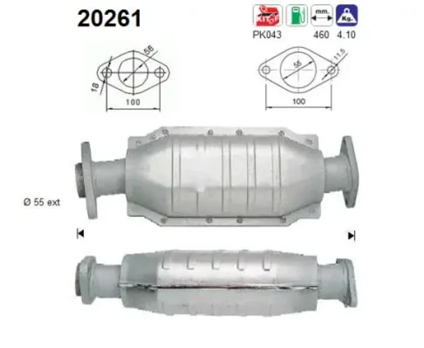 Convertidor - catalisador para Nissan Almera (N16)