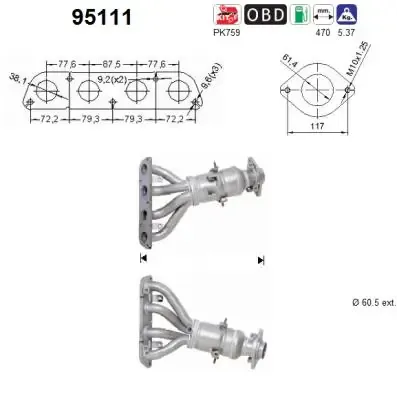 Convertidor - catalisador Toyota Corolla E12