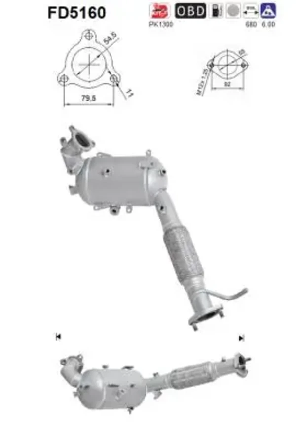 Convertidor - catalisador para Mitsubishi Outlander (GF, GG)
