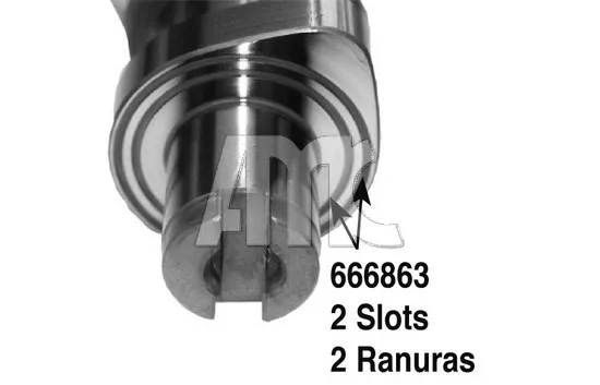 Árvore distribuidora de motor 666863 AMC
