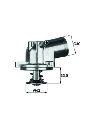 Termostato TI2187 Mahle Original