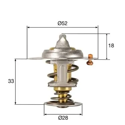 Termostato TX32792D Mahle Original