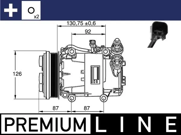 ACP54000P Mahle Original