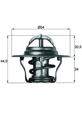 Termostato TX487D Mahle Original