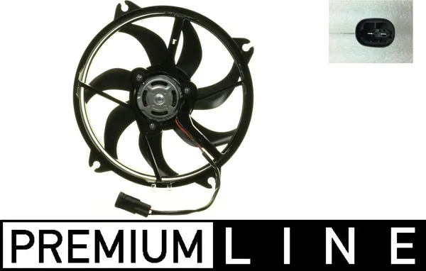 Ventilador elétrico de esfriamento montado (motor + roda de aletas) CFF278000P Mahle Original