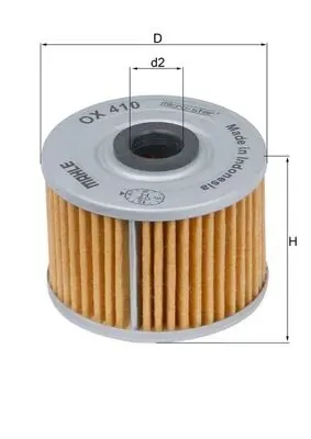 Filtro de óleo OX410 Mahle Original