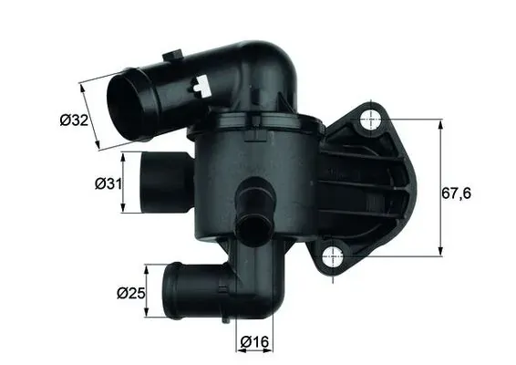 Termostato TI3387 Mahle Original