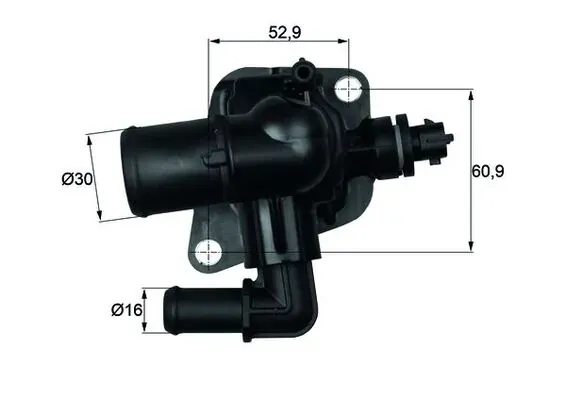 Caixa do termostato TI15088 Mahle Original