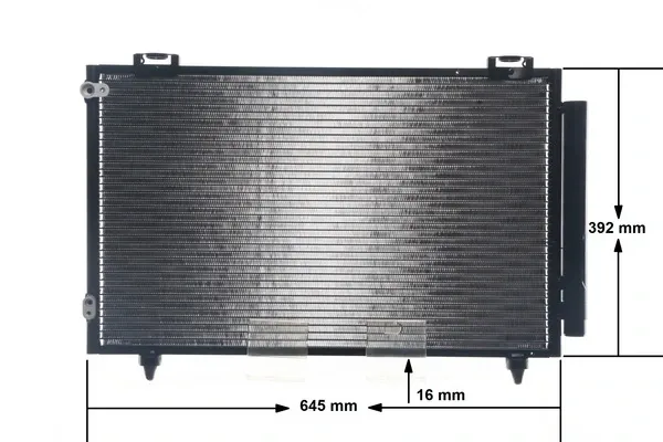 Radiador de aparelho de ar condicionado Toyota Corolla E12