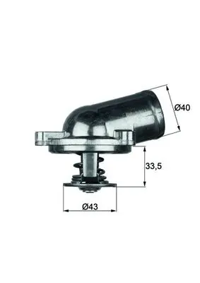 Termostato TI2287 Mahle Original