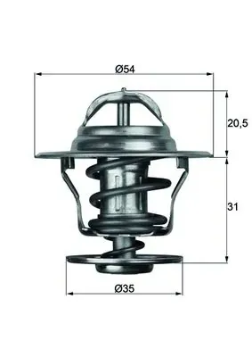 TX1387D Mahle Original