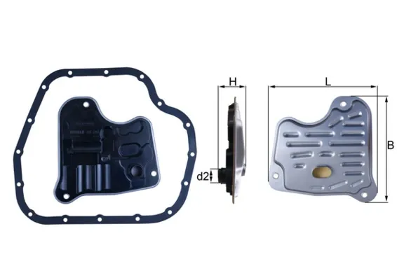 Filtro da Caixa Automática de Mudança HX284D Mahle Original