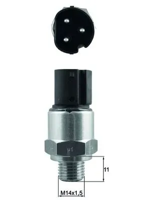 Sensor de temperatura do fluido de esfriamento (de ativação de ventilador do radiador) TSW73 Mahle Original