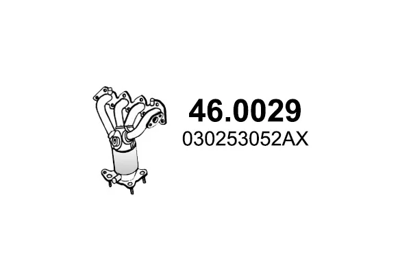 Convertidor - catalisador 460029 Asso