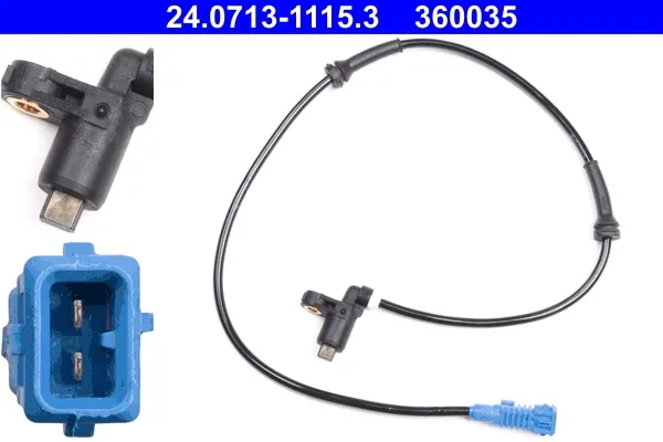 Sensor dianteiro de ABS 24071311153 ATE