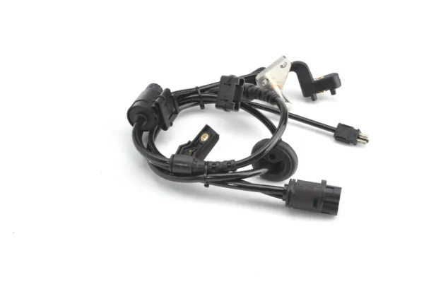 Sensor dianteiro esquerdo de desgaste das sapatas do freio 0265001296 Bosch