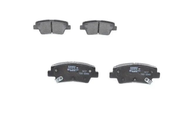 Sapatas do freio traseiras de disco 0986494768 Bosch
