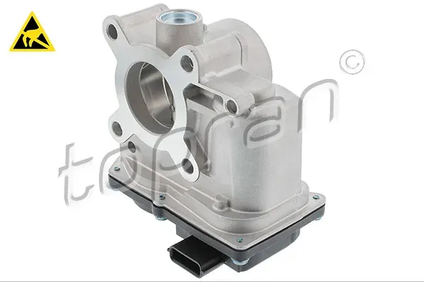 Válvula de borboleta montada 639320 Hans Pries (Topran)