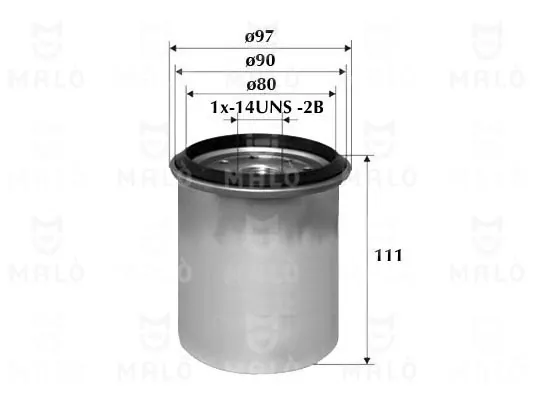 Filtro de combustível 1520133 Akron Malo