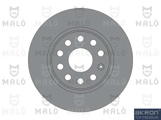 Disco do freio traseiro Skoda Octavia NX5, PV5
