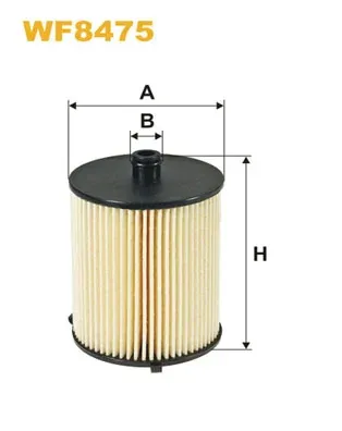 Filtro de combustível WF8475 WIX