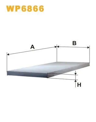 Filtro de salão WP6866 WIX