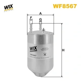 Filtro de combustível WF8567 WIX