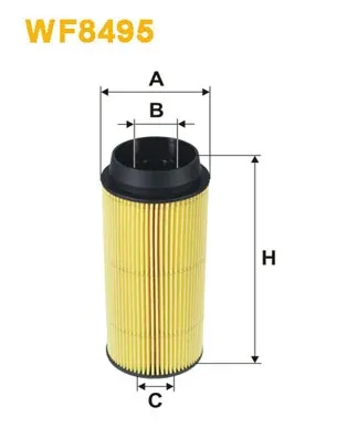 Filtro de combustível WF8495 WIX