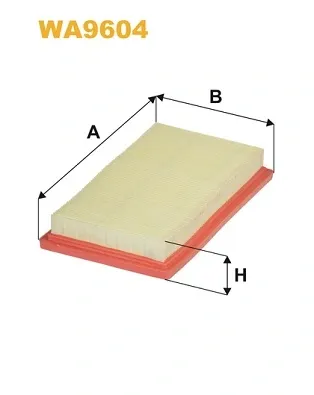Filtro de ar WA9604 WIX